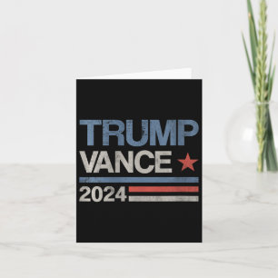 Carte Supportrice de Trump Vance 2024 Présidente Trump