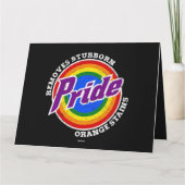 Carte Supprimer les taches d'orange têtu mois de fierté  (Dos)