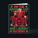 Carte Sur La Liste Vilain Et Je Ne Regrette Rien Horreur<br><div class="desc">Sur La Liste Vilain Et Je Ne Regrette Rien Horreur Noël</div>