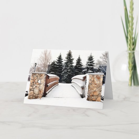 Carte Sur la passerelle (Devant)