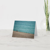 Carte Sur la plage à Beer (Devant)