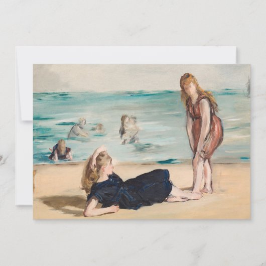 Carte Sur la plage | Édouard Manet (Devant)