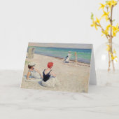 Carte Sur la plage, Falsterbro | Paul Fischer (Fleur jaune)