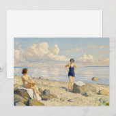 Carte Sur la plage | Paul Fischer (Devant / Derrière)