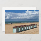 Carte Sur la plage sous les nuages (Devant / Derrière)