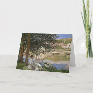 Carte Sur la rive de la Seine   CLAUDE MONET
