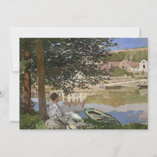 Carte Sur la rive de la Seine | CLAUDE MONET (Devant)