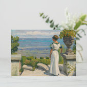 Carte Sur la terrasse | Paul Fischer (Debout devant)