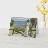 Carte Sur la terrasse | Paul Fischer (Fleur jaune)