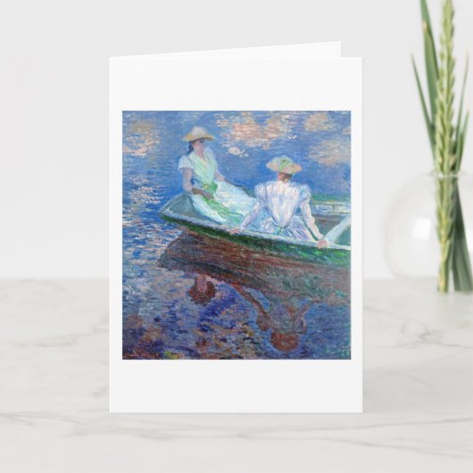 Carte Sur le bateau, Monet (Devant)