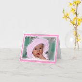 Carte sur le cancer du sein (collecte de fonds) (Fleur jaune)