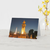Carte Sur le pont d'Alexandre (Fleur jaune)