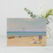 Carte Sur Le Sable | Sir John Lavery (Debout devant)