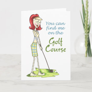 Carte Sur le terrain de golf