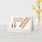 Carte Sur l'échelle de carrière (Fleur jaune)