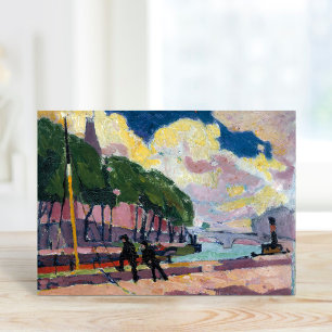 Carte Sur les bords de Seine Henry Lyman Saÿen