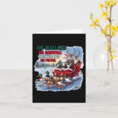 Carte Sur Mallard Sur Gadwall Noël Fantastique Chasse Au (Fleur jaune)