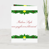 Carte sur mesure du Père Noël (Dos)