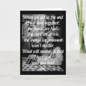 Carte SUR NOTRE **10e** MARIAGE ANNIVERSAIRE Card (Devant)