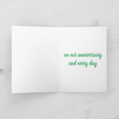 CARTE SUR NOTRE *ANNIVERSAIRE* & *CHAQUE JOUR* CÉLÉBRER  (Intérieur)