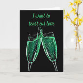 CARTE SUR NOTRE *ANNIVERSAIRE* & *CHAQUE JOUR* CÉLÉBRER  (Fleur jaune)