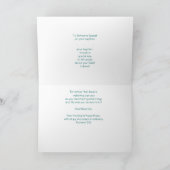 Carte Sur ton baptême (Intérieur)