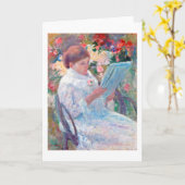 Carte Sur un balcon, Mary Cassatt (Fleur jaune)