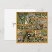 Carte sur un oiseau (Devant / Derrière)