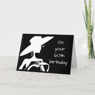Carte SUR VOTRE **60ème** ANNIVERSAIRE VOUS REGARDEZ FAB