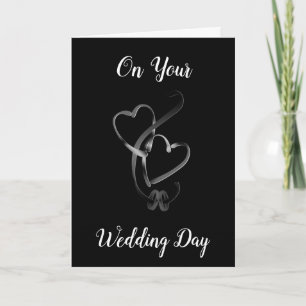 CARTE ***SUR VOTRE JOUR DE MARIAGE*** BANDES QUI SE LIEN