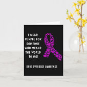 Carte Surconsommation de drogues Sensibilisation  (Fleur jaune)