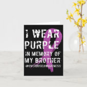 Carte Surdosage Mémoire Violette de Mon Frère  (Fleur jaune)