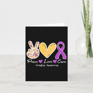 Carte Surdose Sensibilisation Paix Amour Coeur Ribbon Fa