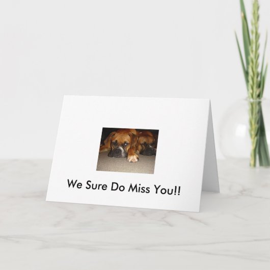Carte Sure Do Miss You !! (Devant)