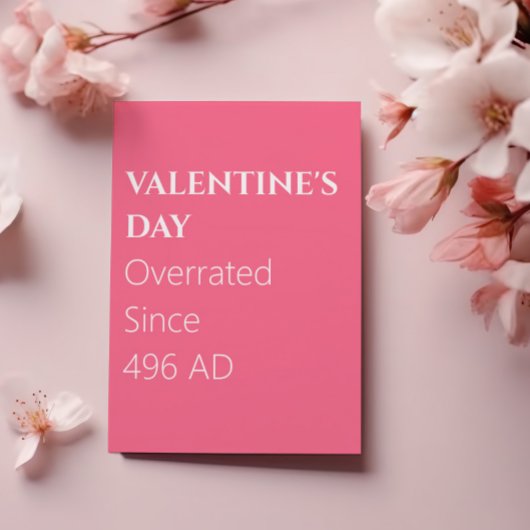 Carte Surévalué depuis 496 ap. J.-C. Saint Valentin