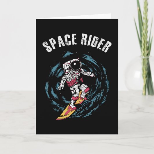 Carte Surf Astronaut Spatial Surfer (Devant)
