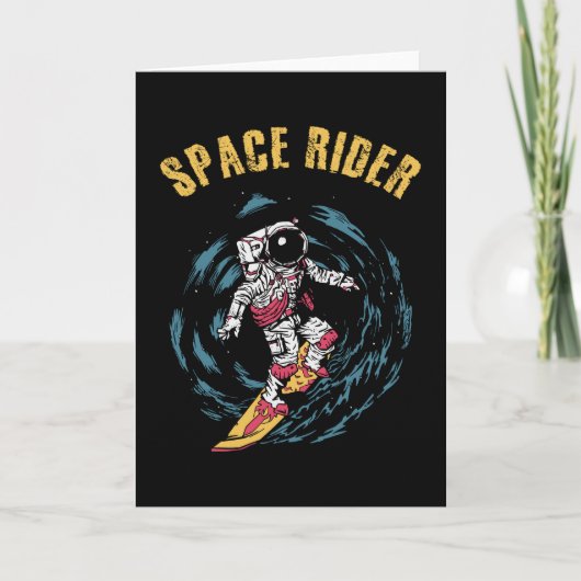 Carte Surf Astronaut Spatial Surfer (Devant)