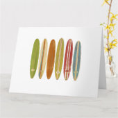 Carte Surf de Longboard (Fleur jaune)