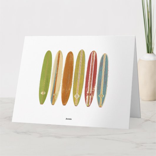 Carte Surf de Longboard (Dos)