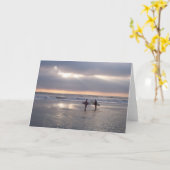 Carte Surf de matin (Fleur jaune)