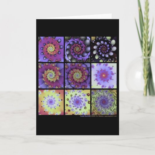 Carte Surface composée fractale #8 (Devant)