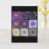 Carte Surface composée fractale #8 (Fleur jaune)