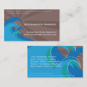 Carte surfante de vagues (Devant / Derrière)