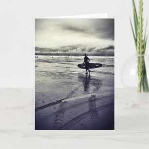 Carte Surfeur de Newquay sur la baie Watergate