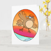Carte Surfeur d'été (Fleur jaune)