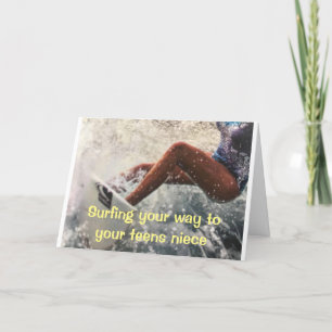 Carte SURFING VOTRE CHEMIN À VOS ADOS "13ème" NIECE