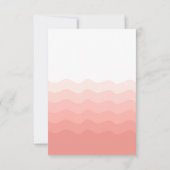 Carte Surfs roses vers le haut Surboard Anniversaire Mer (Dos)