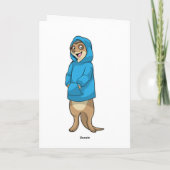 Carte Suricate à capuche (Dos)