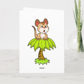 Carte Suricate avec arbre (Dos)