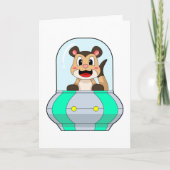 Carte Suricate avec sous-marin (Devant)